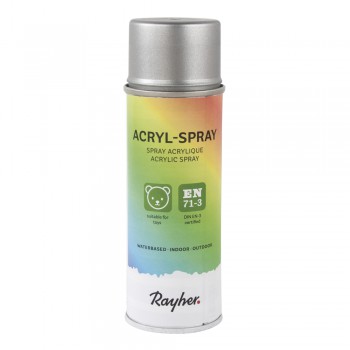 Akrylový sprej, 200ml - stříbrný